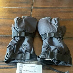 Outdoor Research Small Mutant Mitts w/liner, Military Black, Small, New